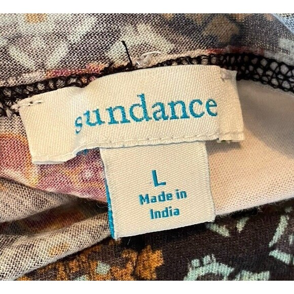 Sundance sz L Patchwork Turtleneck-ish Top - Picture 10 of 11